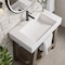 James Martin Vanities Auburn 31.5in Single Sink Console, Weathered Timber w/ Glossy White Mineral Composite Stone Top 165-V31.5-WTB-GW - alternate 4